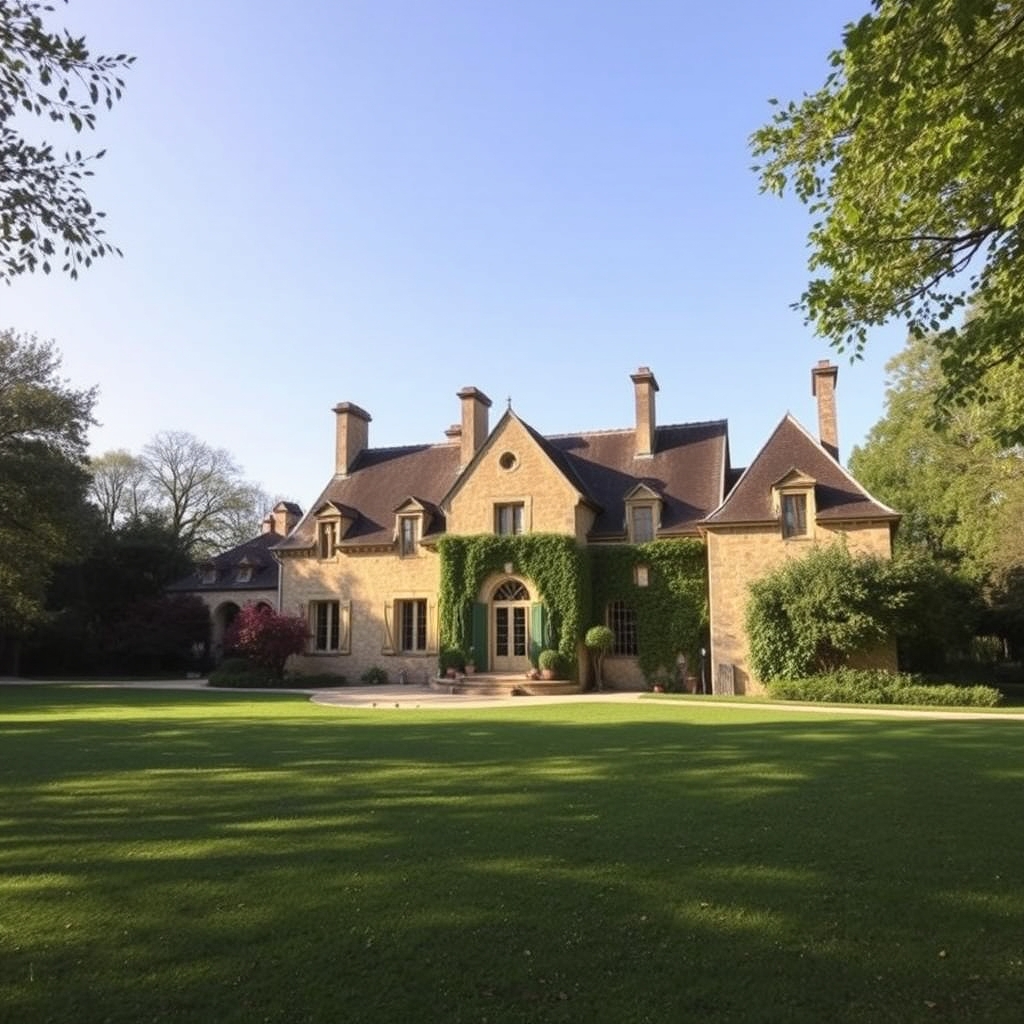 Illustration d’une propriété patrimoniale de type château en Dordogne
