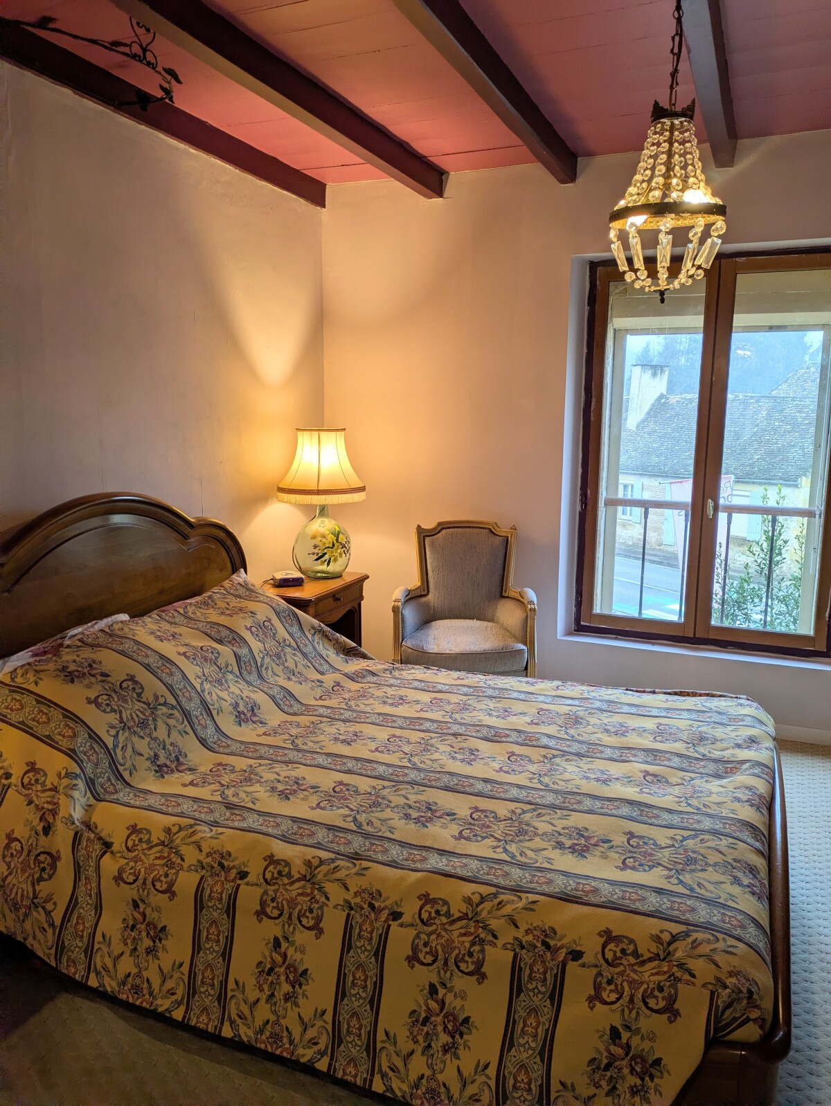 Chambre de la maison de caractère du Fleix