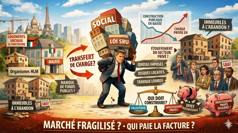 Logement social, loi SRU et droit de préemption : les investisseurs privés sous pression