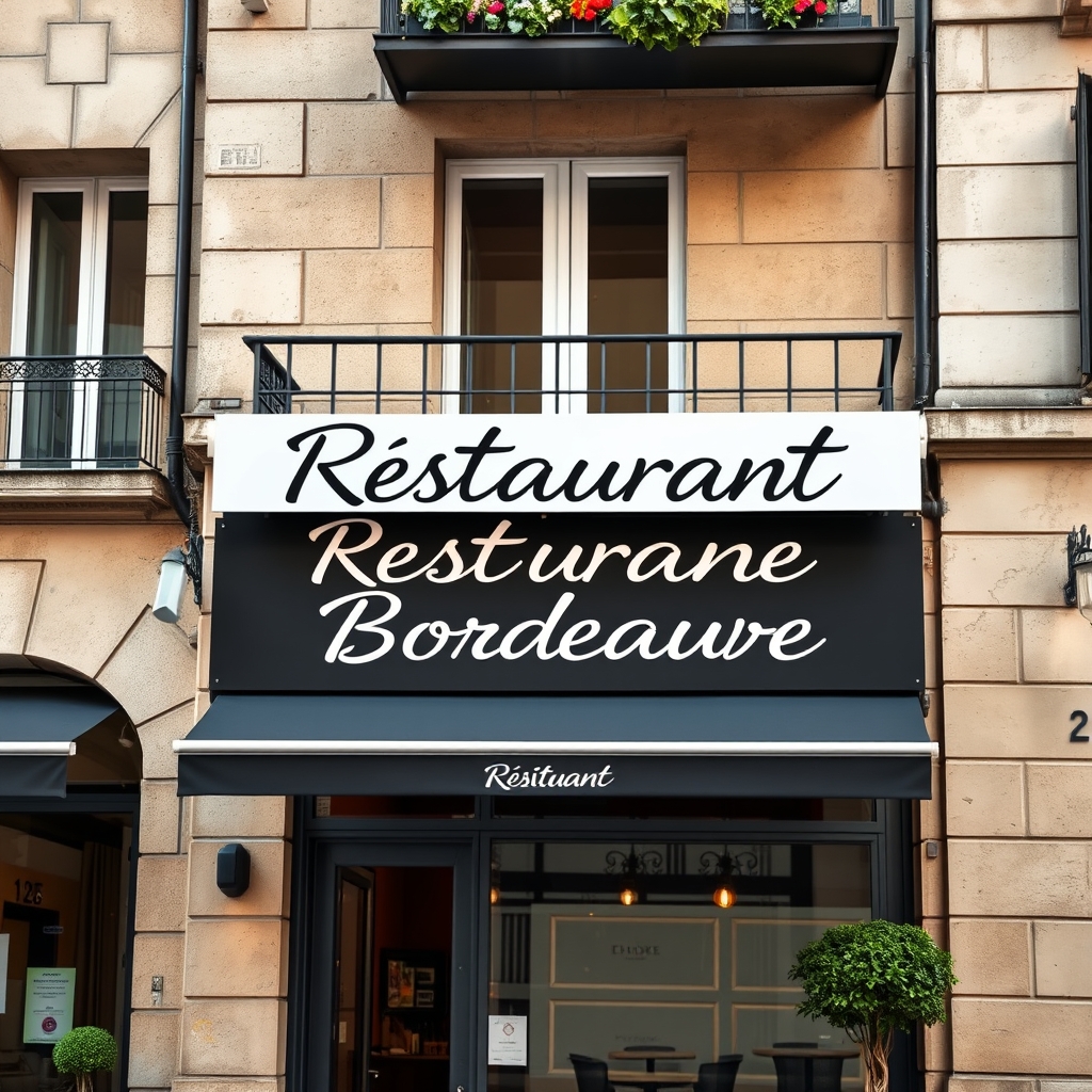 Restaurant Bordeaux – façade de restaurant à Bordeaux